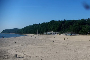 Obraz podglądu z kamery internetowej Gdynia - plaża